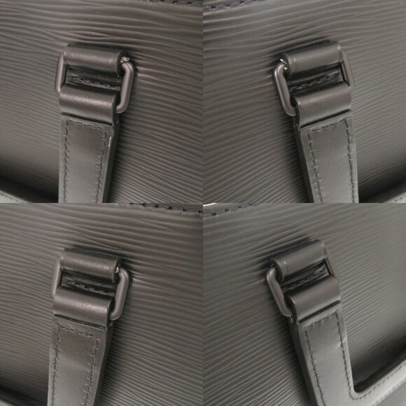 LOUIS VUITTON Black Leather Shoulder Bag - Picture 10 of 10